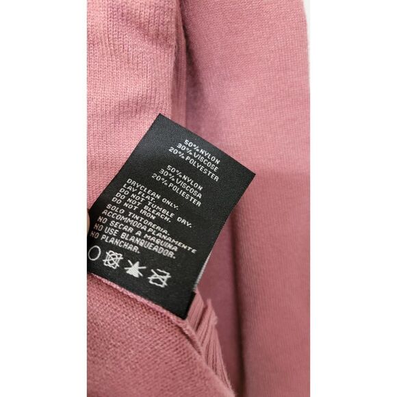 X RAY Classic V-Neck Sweater Dusty Mauve - Picture 3 of 6